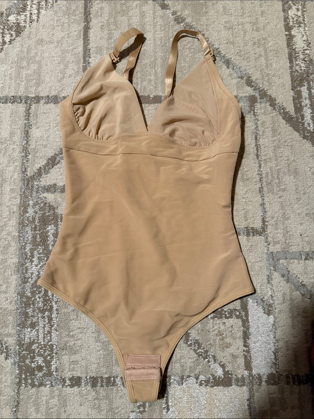 Adult One-Piece Nude/Tan Bodysuit